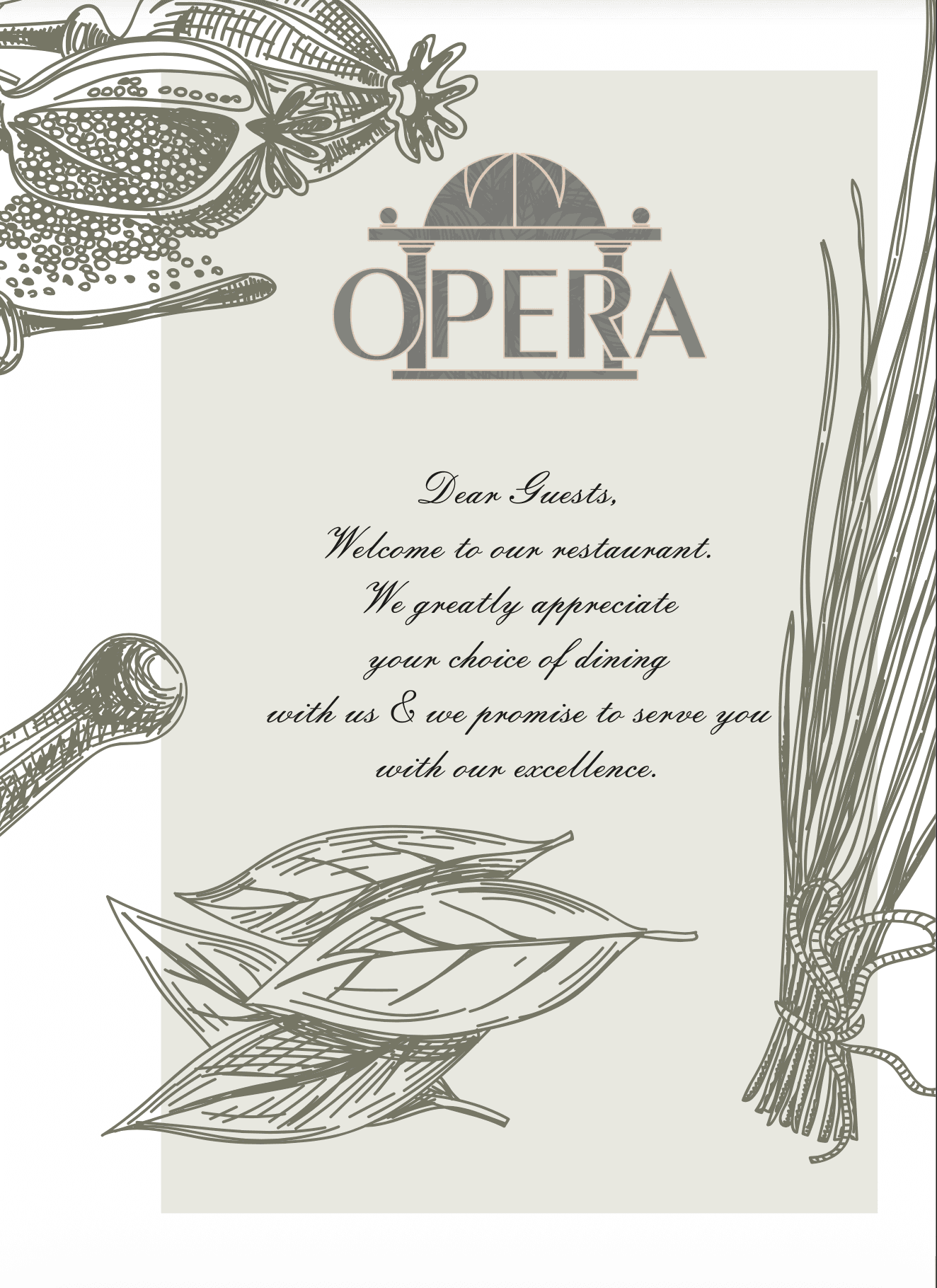 Opera Menu